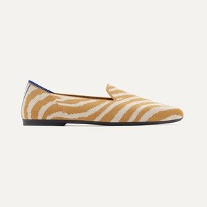 Rothy’s Women’s The Almond Loafer in Yellow Gold Zebra Sz 6.5. Worn once.